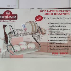 Rashnik 18"2 Stainless dish Drainer